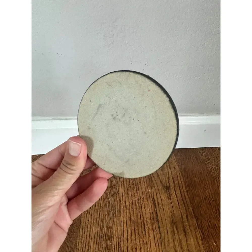 Vintage Metal Round Picture Frame Shell Crest